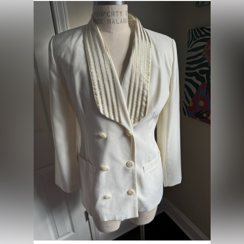J.P. Fall Blazer with Gold Trim on the collar